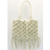 A rhinestone is knit, and the mesh is applied. 